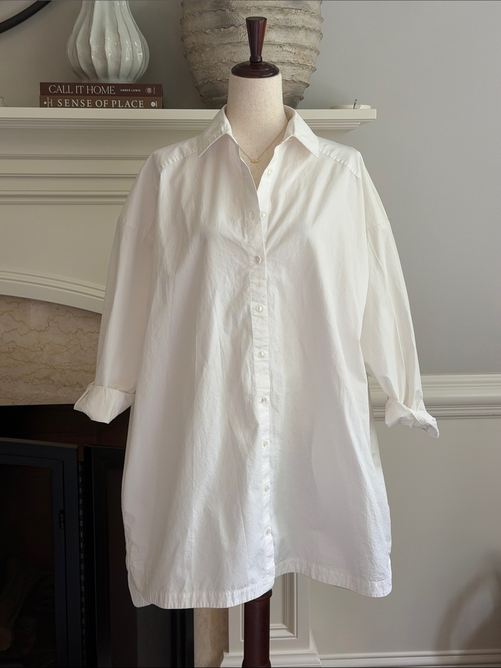 Anine Bing Oversized Shirt Dress
